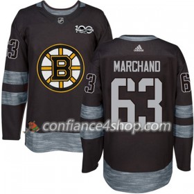 Adidas Maillot de Hockey Boston Bruins Brad Marchand 63 1917-2017 100th Anniversary Noir Authentic - Homme